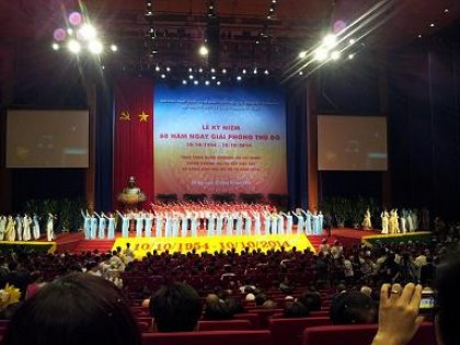 Tổ chức trọng thể Lễ kỷ niệm 60 năm Ngày Giải phóng Thủ đô