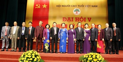 Một số hình ảnh tại Đại hội Hội Người cao tuổi Việt Nam lần thứ V, nhiệm kỳ 2016 – 2021