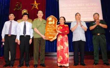 Biểu dương người có uy tín đồng bào dân tộc thiểu số tiêu biểu vùng Tây Nguyên 