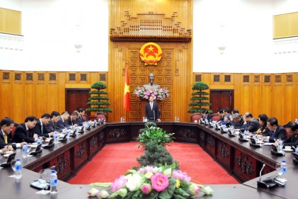 Thủ tướng Nguyễn Tấn Dũng tiếp các Đại sứ và Trưởng Cơ quan đại diện Việt Nam ở nước ngoài 