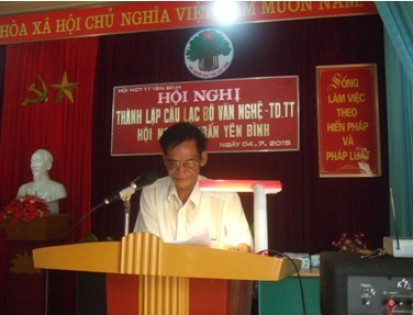 Thành lập CLB Văn nghệ - Thể dục thể thao NCT thị trấn Yên Bình, tỉnh Yên Bái.