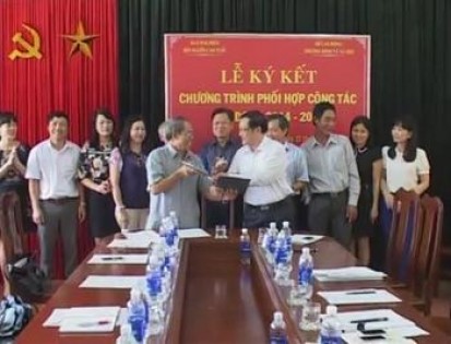 Hội NCT tỉnh và Sở LĐTB&XH; tỉnh Quảng Bình kí kết Chương trình phối hợp công tác giai đoạn 2014-2018