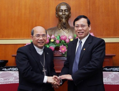 Tòa giám mục Hưng Hóa, Tổ chức Bắc Âu tại Việt Nam chúc Tết Ủy ban Trung ương MTTQ Việt Nam 