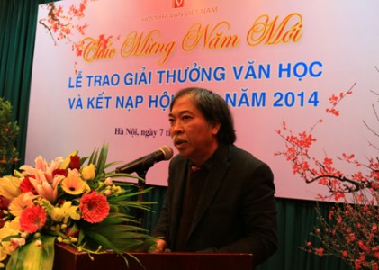 Lễ trao Giải thưởng văn học Hội Nhà văn Việt Nam năm 2014