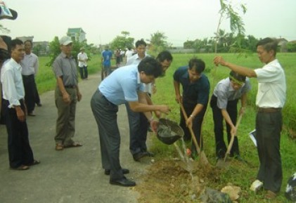 NCT xã Đông Văn với phong trào xây dựng nông thôn mới