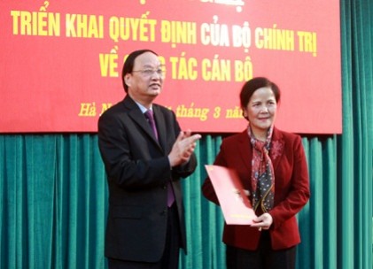Đồng chí Ngô Thị Doãn Thanh giữ chức vụ Phó Trưởng Ban Dân vận Trung ương 