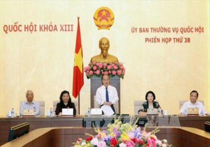 Khai mạc Phiên họp thứ 38 của Ủy ban Thường vụ Quốc hội 
