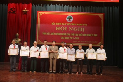 Tỉnh Thanh Hóa: Tổ chức Hội nghị biểu dương NCT tiêu biểu làm kinh tế giỏi