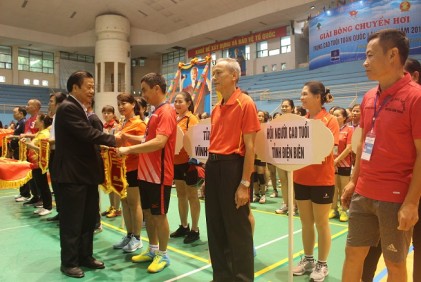 Khai mạc Giải bóng chuyền hơi trung cao tuổi toàn quốc lần thứ V - năm 2018
