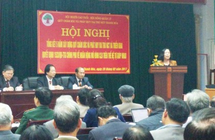 Hội NCT tỉnh Thanh Hóa: Tổng kết 5 năm xây dựng quỹ “Chăm sóc và phát huy vai trò NCT” và triển khai Quyết định 1533/QĐ-TTg của Chính phủ về nhân rộng mô hình CLB liên thế hệ tự giúp nhau