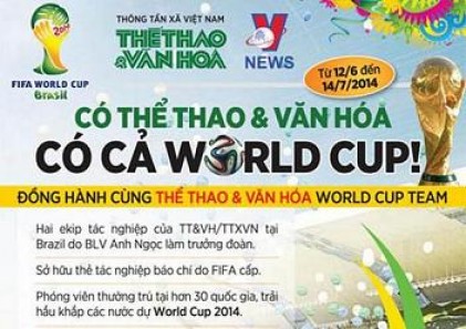 VTV đã mua xong bản quyền, khán giả Việt Nam sẽ được xem trực tiếp World Cup 2014