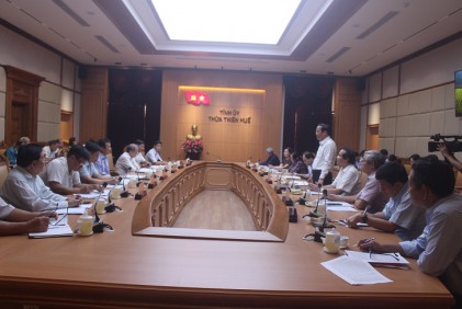 Đoàn công tác Trung ương Hội NCT Việt Nam làm việc với Tỉnh ủy Thừa Thiên Huế