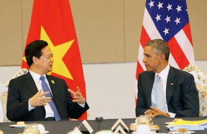 Thủ tướng Nguyễn Tấn Dũng gặp Tổng thống Hoa Kỳ Barack Obama 