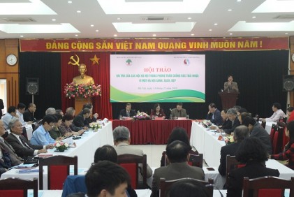Vai trò của các Hội xã hội trong phong trào chống rác thải nhựa vì một Hà Nội xanh, sạch, đẹp