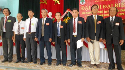 Hội NCT thị trấn Núi Thành, huyện Núi Thành, tỉnh Quảng Nam: Tổ chức thành công Đại hội đại biểu lần thứ VI, nhiệm kỳ 2021 – 2026