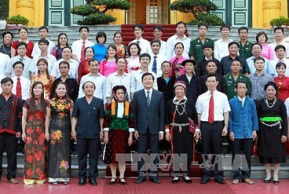 Chủ tịch nước: Hà Giang cần phát huy truyền thống, nhân rộng các điển hình tiên tiến 