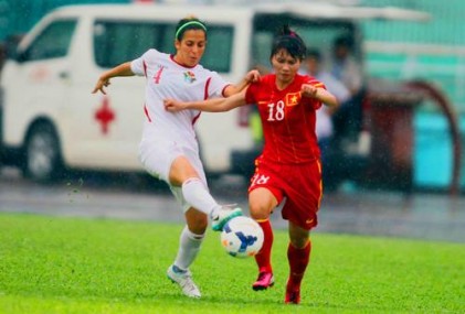 Hạ Jordan, tuyển nữ Việt Nam tiến gần tới VCK World Cup 2015 