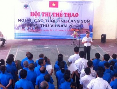 Tỉnh Lạng Sơn: Bế mạc Giải Thể thao người cao tuổi lần thứ VII năm 2017