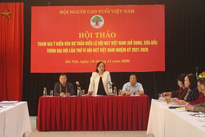 Góp ý sửa đổi bổ sung Điều lệ Hội Người cao tuổi: Người cao tuổi cần được phát huy, chăm sóc, tôn trọng và bảo vệ
