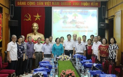 Chủ tịch Hội NCT Việt Nam Phạm Thị Hải Chuyền: Tiếp và làm việc với Đoàn đại biểu Hội NCT huyện Bình Liêu, tỉnh Quảng Ninh