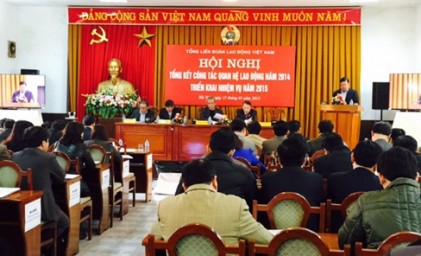 Năm 2014, tranh chấp lao động tập thể giảm cả về quy mô, số lượng 