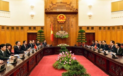 Thủ tướng Nguyễn Tấn Dũng tiếp Phó Thủ tướng Quốc vụ viện Trung Quốc Trương Cao Lệ 