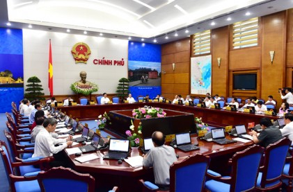 Thủ tướng Nguyễn Tấn Dũng chủ trì phiên họp Chính phủ thường kỳ tháng 7/2015 
