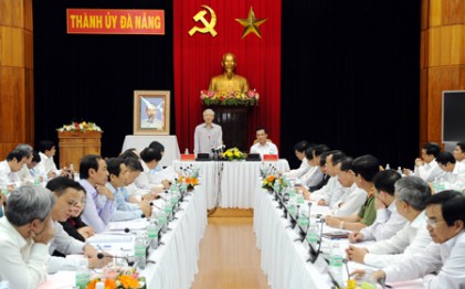 Tổng Bí thư Nguyễn Phú Trọng thăm và làm việc tại Đà Nẵng 