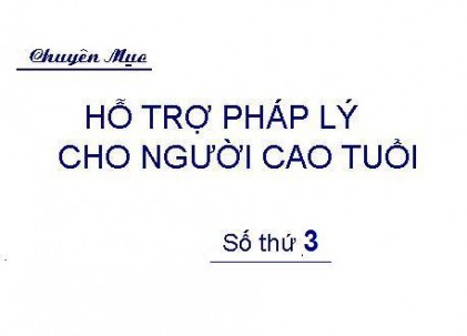 Chăm sóc sức khỏe cho NCT tại cộng đồng