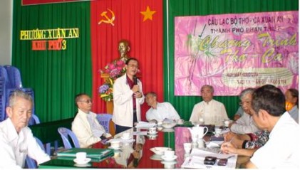 Câu lạc bộ Thơ-Ca NCT phường Xuân An kỷ niệm 12 năm Ngày thành lập.