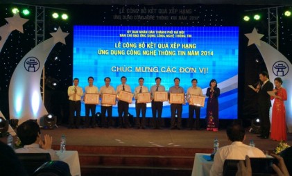Hà Nội công bố xếp hạng ứng dụng công nghệ thông tin 