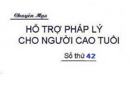 Người trên 85 tuổi bị tàn tật nặng được hưởng TCXH hệ số 2.0