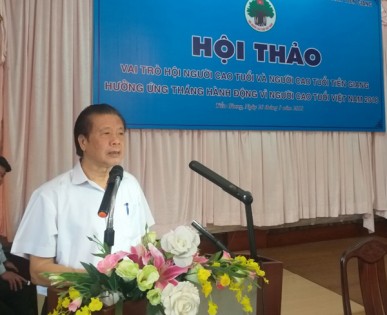 Hội thảo Vai trò Hội NCT và NCT Tiền Giang hưởng ứng “Tháng hành động vì NCT Việt Nam” 2018: Chăm sóc và phát huy vai trò NCT là nhiệm vụ thường xuyên, lâu dài và trọng tâm