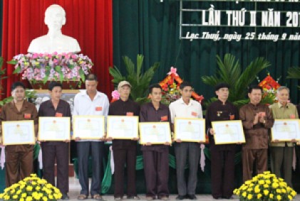 Tỉnh Hoà Bình: Chủ tịch Hội người cao tuổi cơ sở nêu gương sáng 