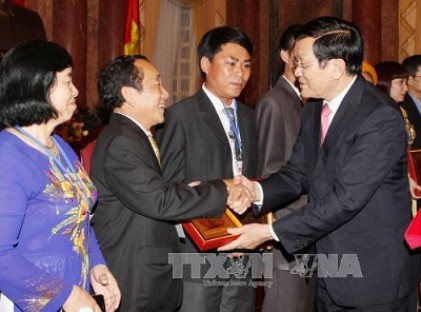 Chủ tịch nước gặp mặt đại biểu Tổng hội Nông nghiệp và phát triển nông thôn Việt Nam 
