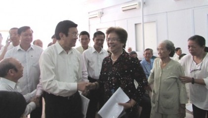 Chủ tịch nước Trương Tấn Sang: Đấu tranh bảo vệ chủ quyền phải bình tĩnh, sáng suốt