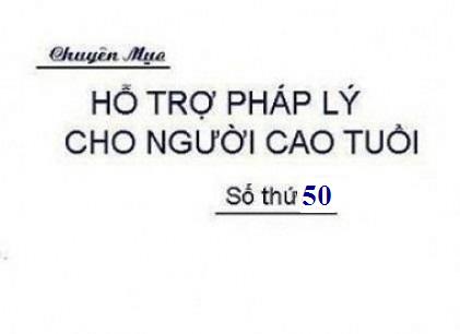 Hội NCT cơ sở không được khen thưởng bằng hình thức Giấy khen