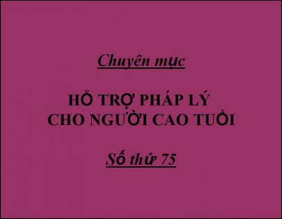Hơn 80 tuổi có được tham gia Ban Chấp hành Hội NCT của xã?