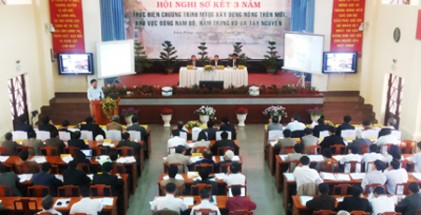 Sơ kết 3 năm thực hiện Chương trình mục tiêu quốc gia xây dựng nông thôn mới 