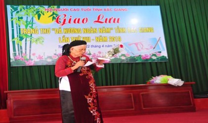 Hội NCT tỉnh Bắc Giang: Giao lưu Trang thơ Dã hương ngàn năm, lần thứ VIII -năm 2019