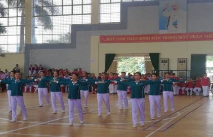 Tỉnh Bình Phước: Tổ chức giải thể dục dưỡng sinh và tập huấn các câu lạc bộ thể dục dưỡng sinh năm 2019
