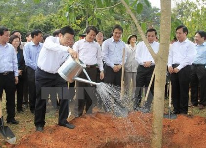 Toàn văn bài phát biểu của Chủ tịch nước Trương Tấn Sang tại Lễ phát động Tết trồng cây đời đời nhớ ơn Bác Hồ