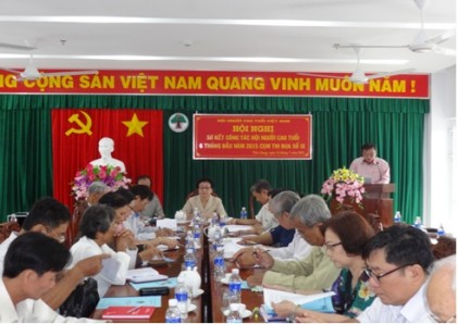 Cụm thi đua Số IX sơ kết công tác thi đua yêu nước “Tuổi cao - gương sáng” 6 tháng đầu năm 2015