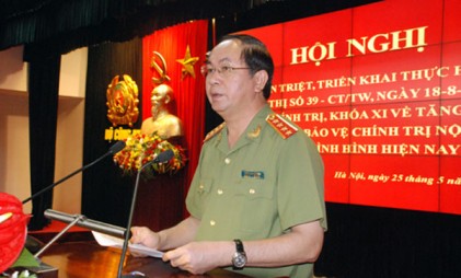 Đảng ủy Công an Trung ương quán triệt, triển khai thực hiện Chỉ thị số 39 của Bộ Chính trị 