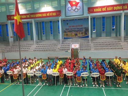 Tỉnh Lạng Sơn: Tổ chức Giải Bóng chuyền chuyền hơi NCT lần thứ VIII năm 2019