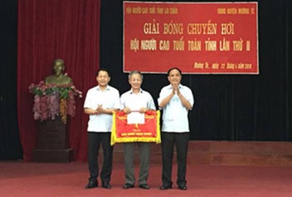 Hội NCT tỉnh Lai Châu tổ chức Giải Bóng chuyền hơi NCT toàn tỉnh lần thứ 2 năm 2018