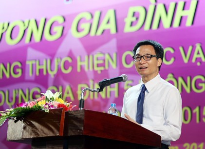 Phó Thủ tướng Vũ Đức Đam tham dự Ngày hội Gia đình Việt Nam 