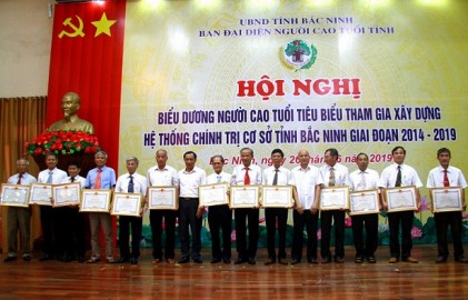 Hội NCT tỉnh Bắc Ninh: Biểu dương NCT tham gia xây dựng hệ thống chính trị cơ sở