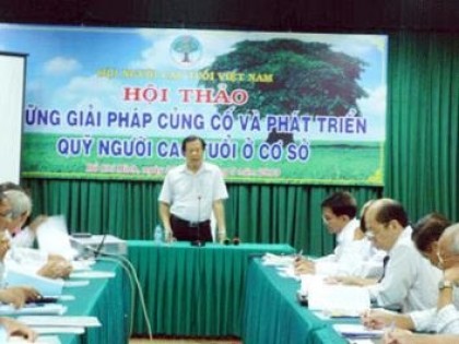 Củng cố và phát triển Quỹ Chăm sóc và phát huy vai trò người cao tuổi 