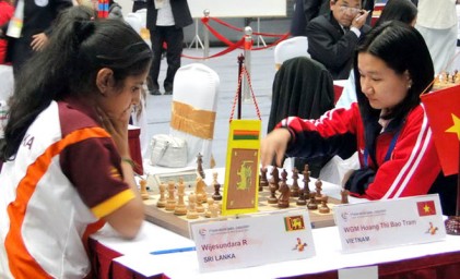 Giải cờ vua vô địch châu Á 2014: Các kỳ thủ nữ Việt Nam gây ấn tượng